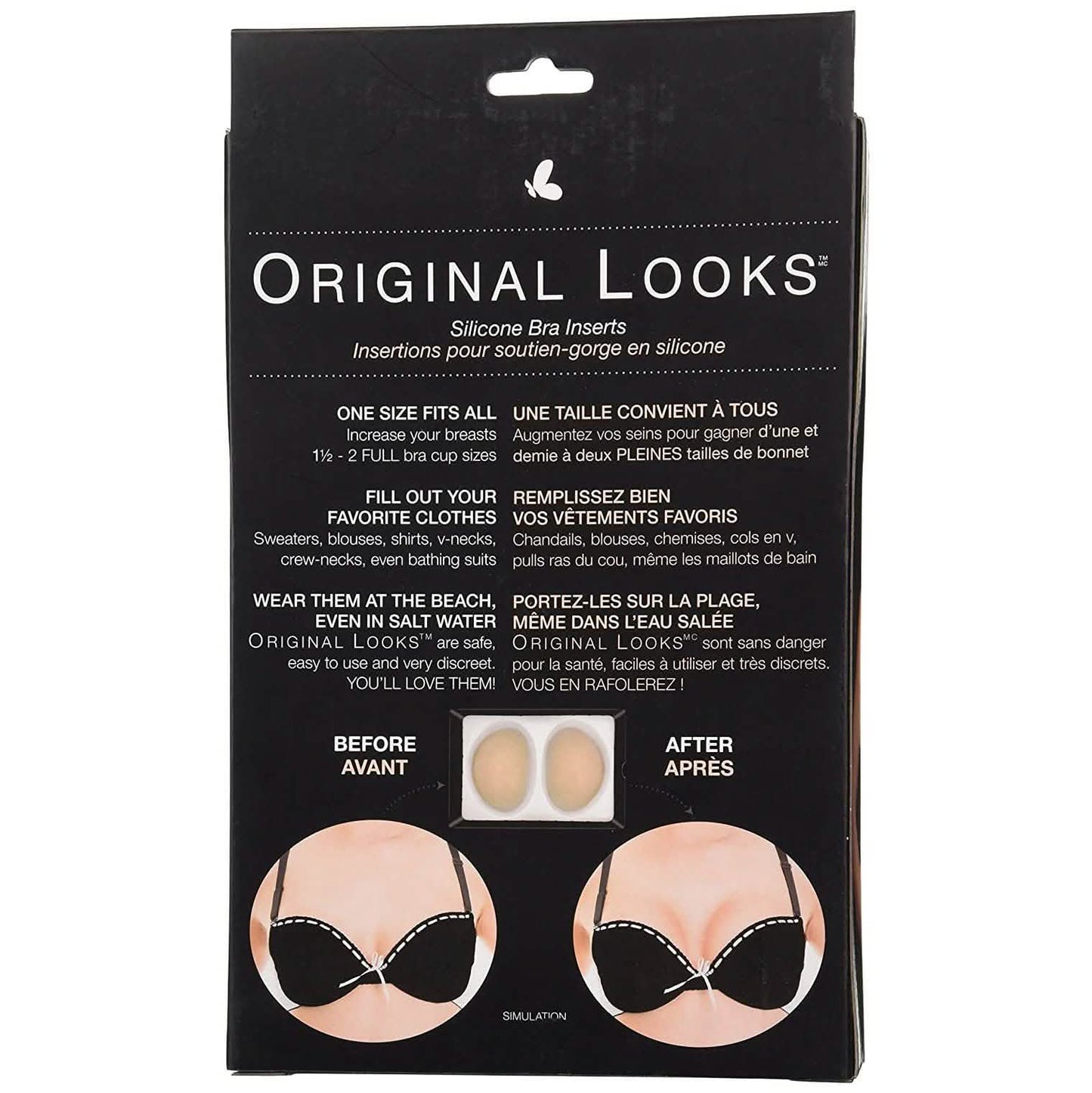 Original Looks Silicone Bra Inserts And Enhancers DailySale