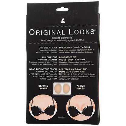 Original Looks Silicone Bra Inserts And Enhancers DailySale