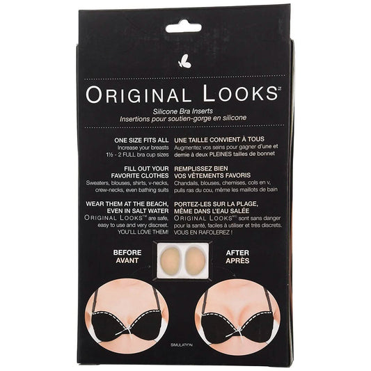 Original Looks Silicone Bra Inserts And Enhancers DailySale