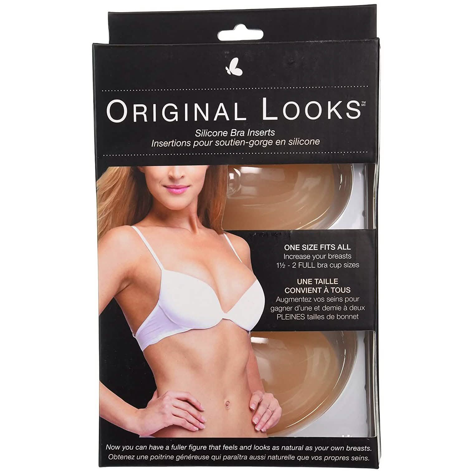Original Looks Silicone Bra Inserts And Enhancers DailySale