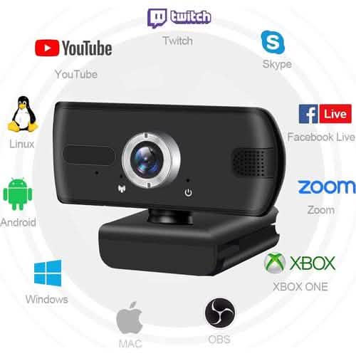 OULUCCI 1920 x 1080p USB Webcam DailySale