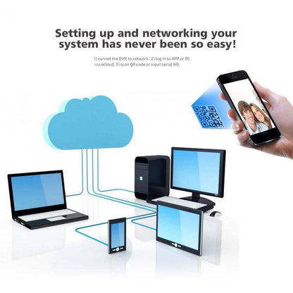 Outdoor AHD Home Security 4 Camera and DVR System DailySale