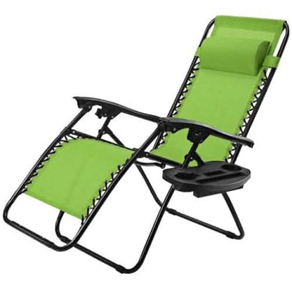 Outdoor Folding Zero Gravity Reclining Lounge Chair DailySale