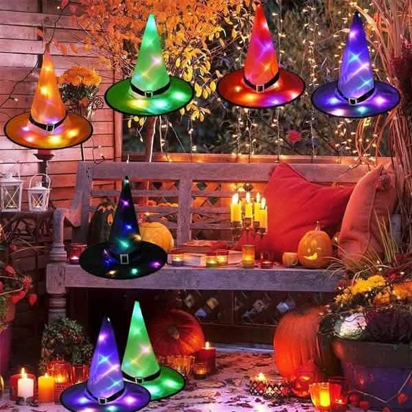 Outdoor Halloween Decoration Glowing Hats DailySale