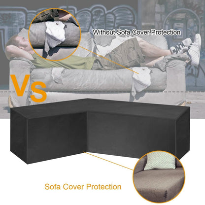 Outdoor L Shape Sofa Covers Water Resistant DailySale