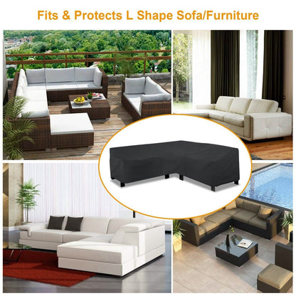 Outdoor L Shape Sofa Covers Water Resistant DailySale