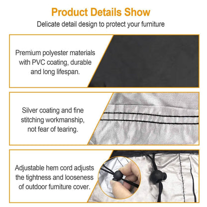 Outdoor L Shape Sofa Covers Water Resistant DailySale