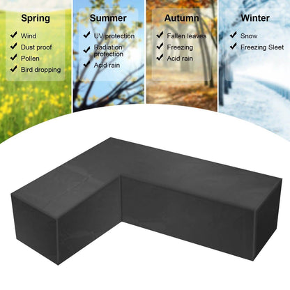 Outdoor L Shape Sofa Covers Water Resistant DailySale