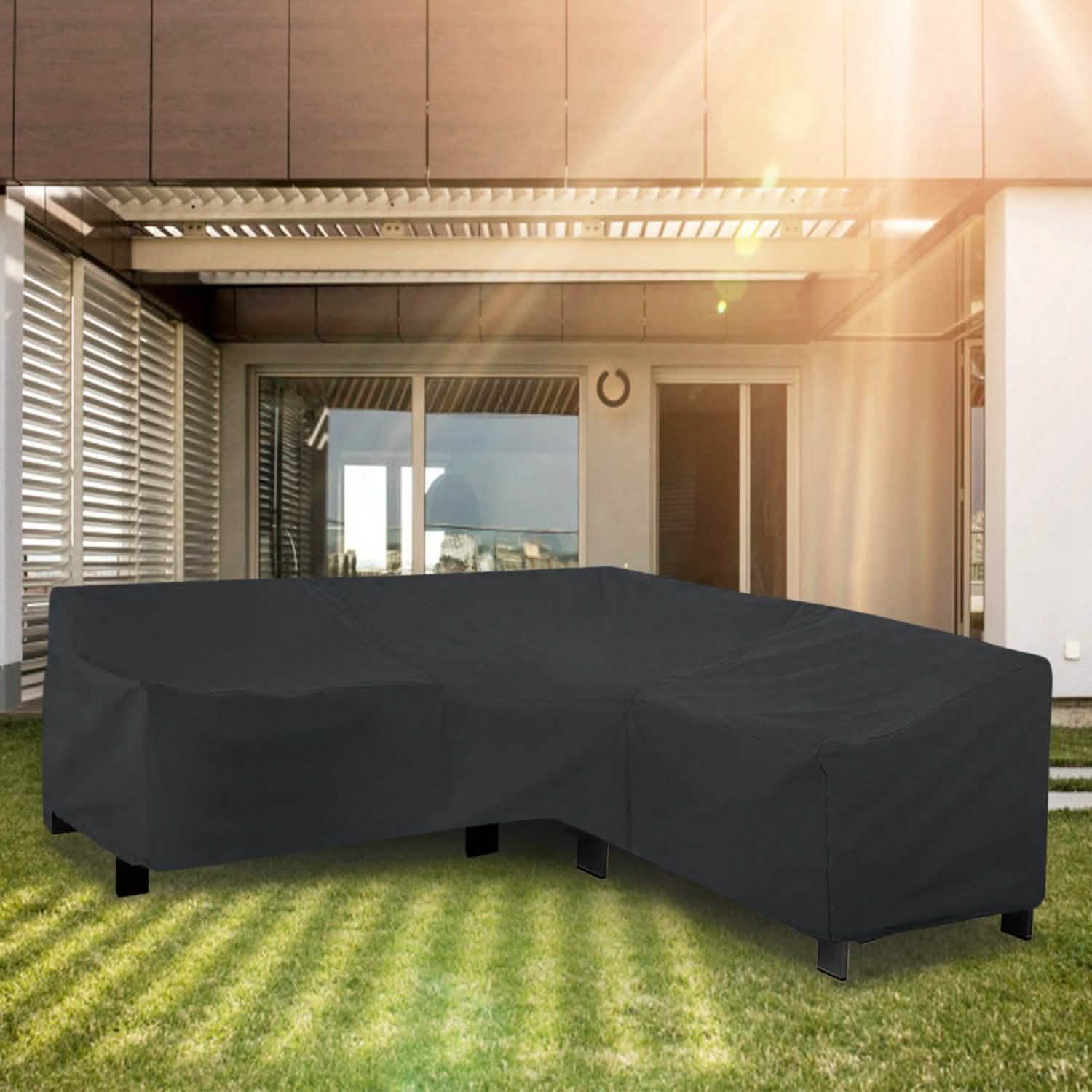 Outdoor L Shape Sofa Covers Water Resistant DailySale