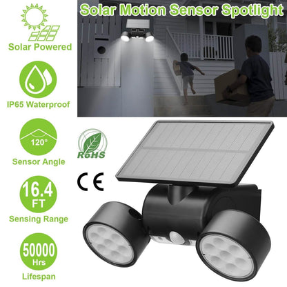 Outdoor PIR Motion Sensor Dusk To Dawn Solar Wall Lamps IP65 Waterproof DailySale