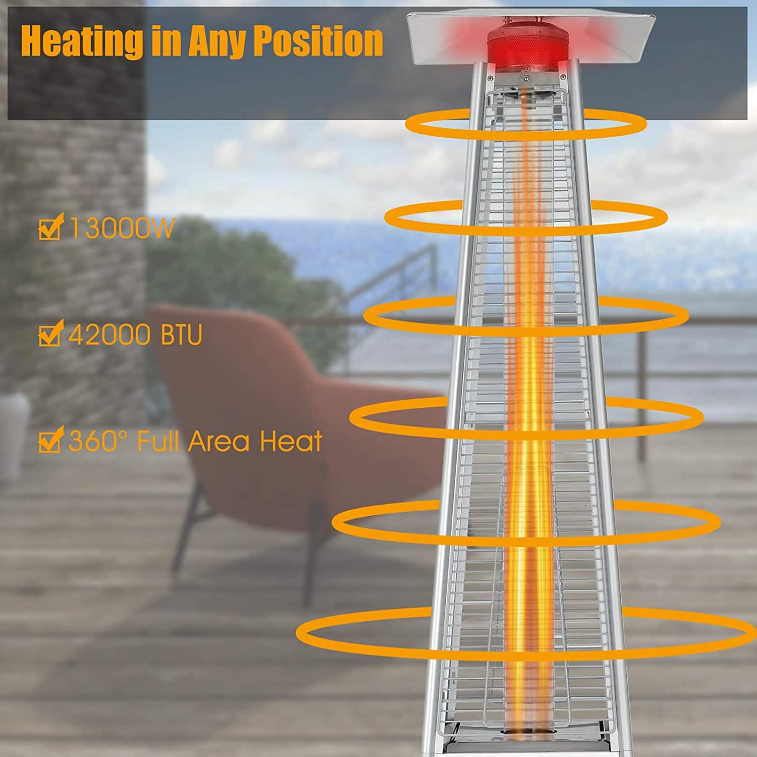 Outdoor Propane Patio Heater DailySale