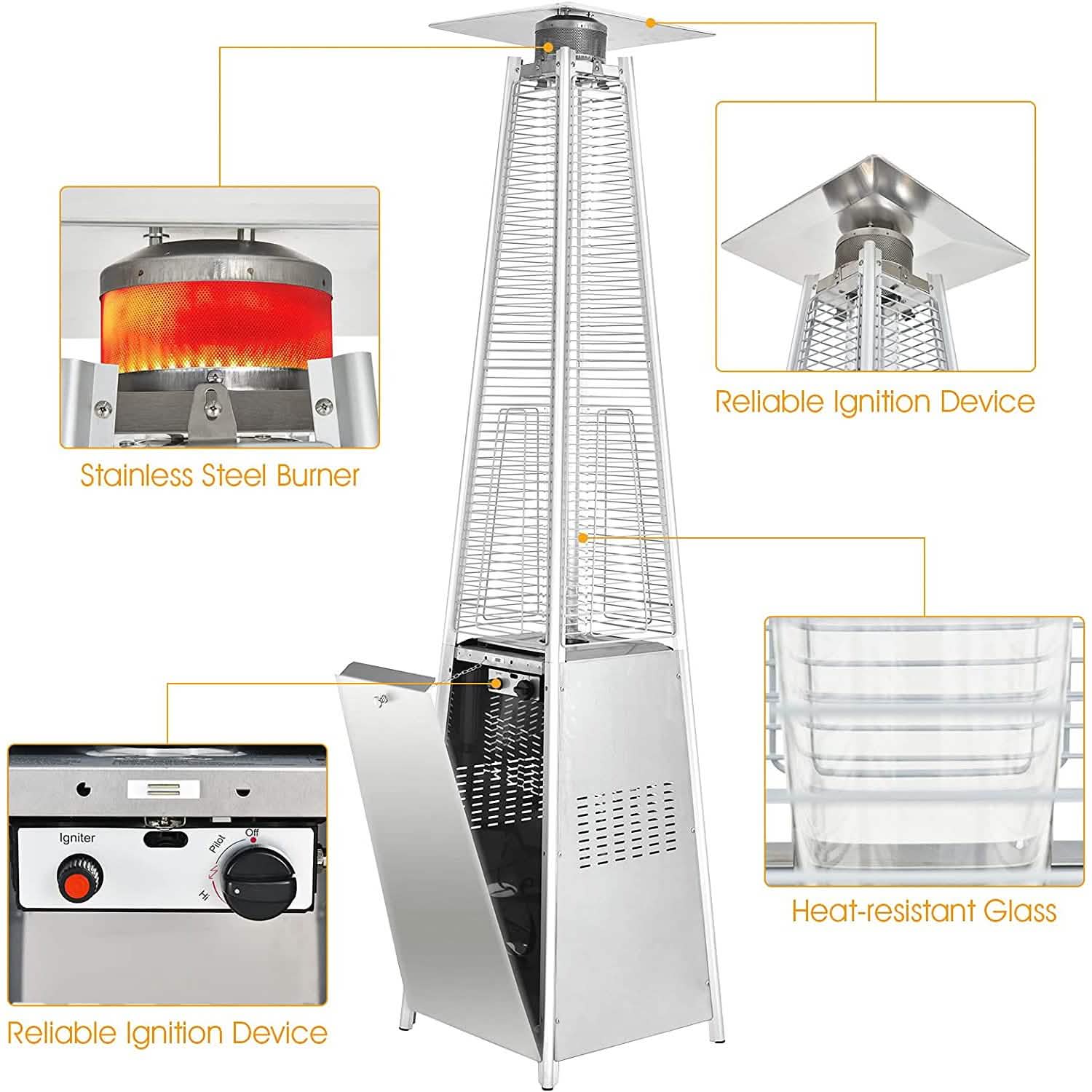 Outdoor Propane Patio Heater DailySale