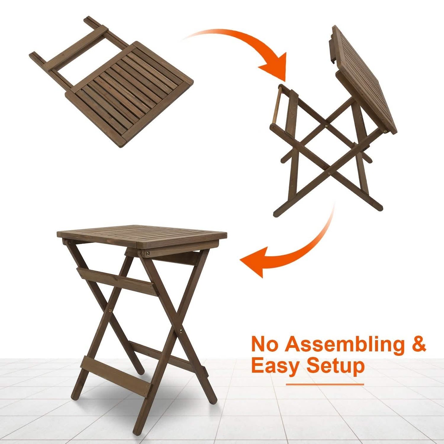 Outdoor Side Table Portable Folding Table DailySale