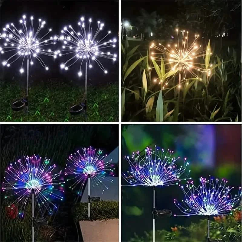 Outdoor Solar Garden Lights with 8 Lighting Modes DailySale