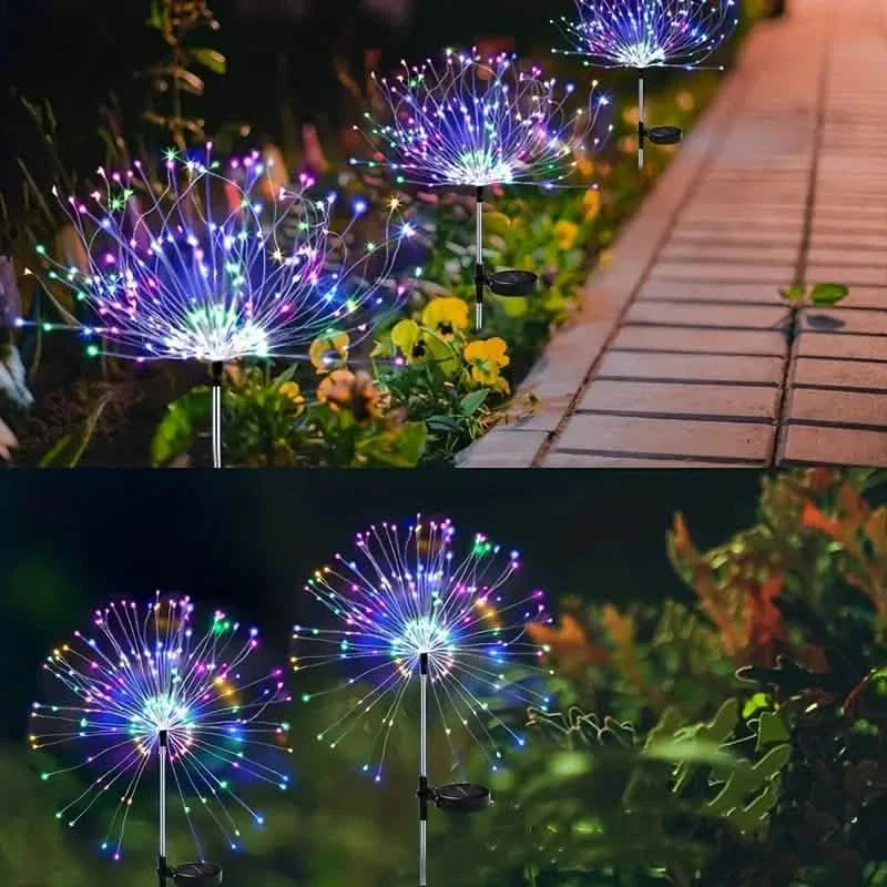 Outdoor Solar Garden Lights with 8 Lighting Modes DailySale