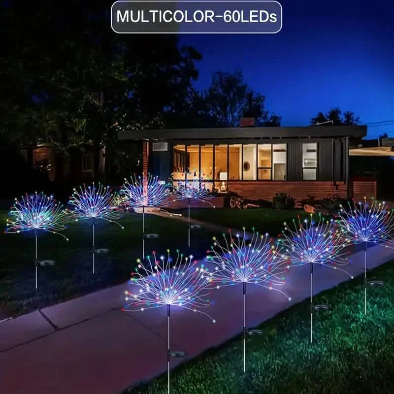 Outdoor Solar Garden Lights with 8 Lighting Modes DailySale