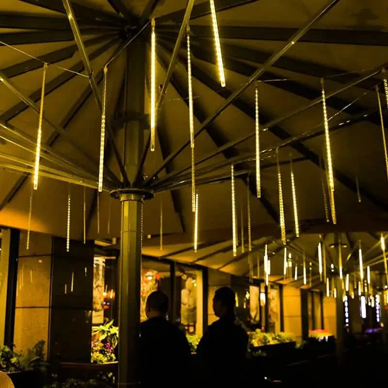 Outdoor Solar Meteor Christmas String Lights DailySale