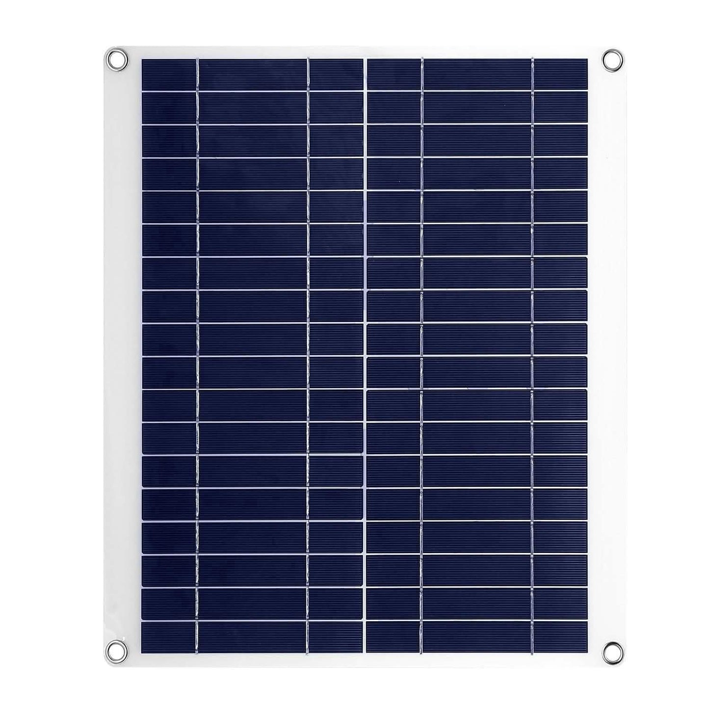 Outdoor Solar Panel 12V 25W Car Battery Charger DailySale