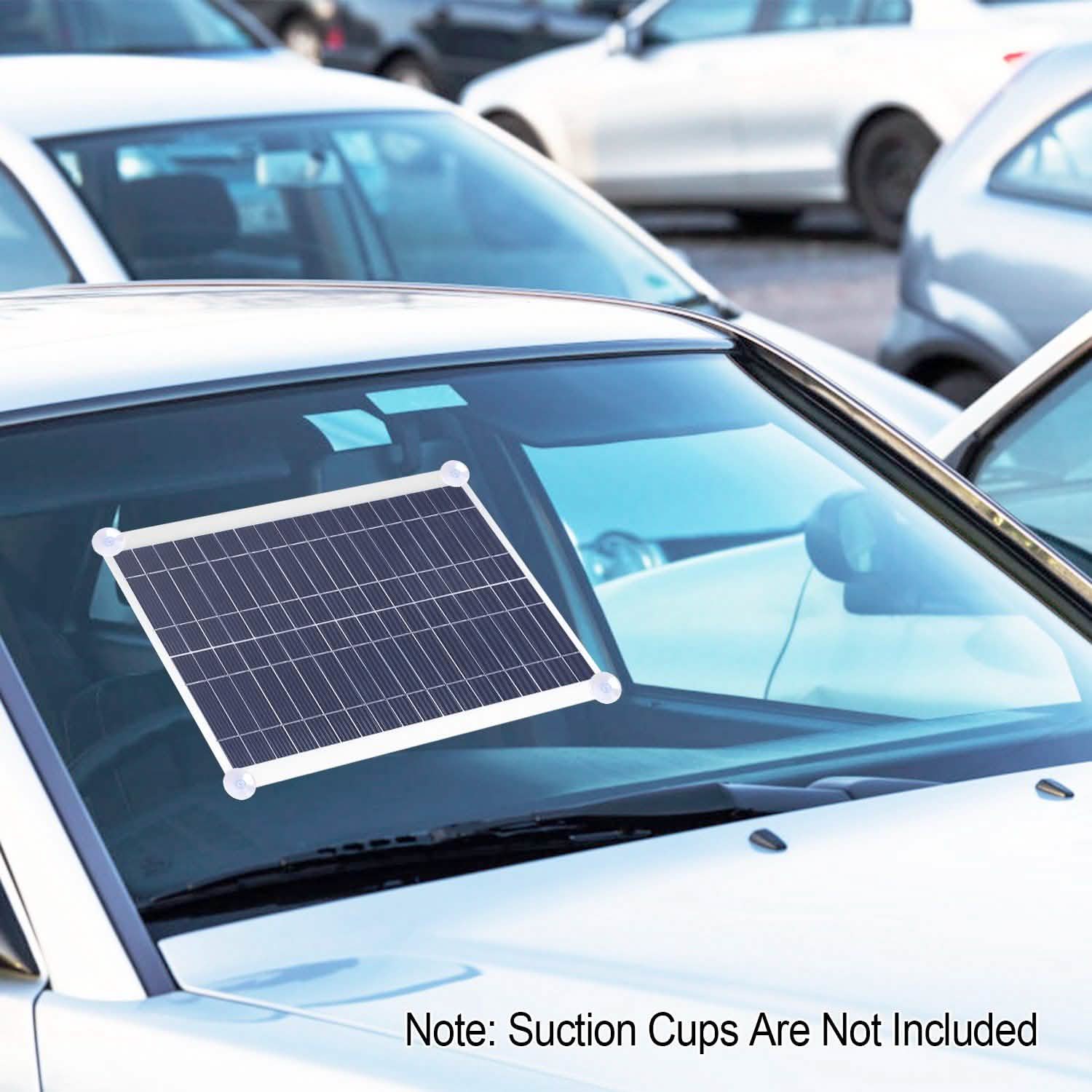 Outdoor Solar Panel 12V 25W Car Battery Charger DailySale