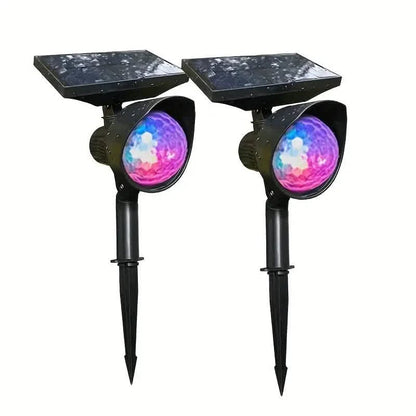 Outdoor Solar Rotating Color Projection Lamp DailySale
