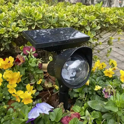 Outdoor Solar Rotating Color Projection Lamp DailySale