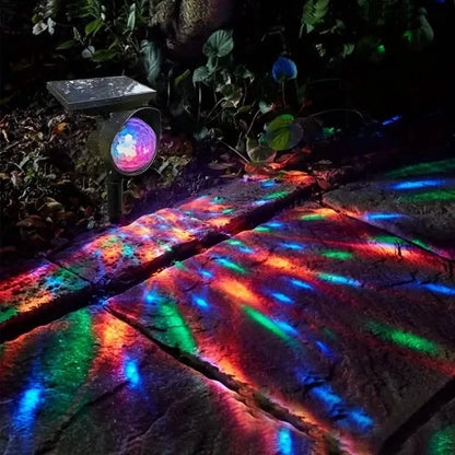 Outdoor Solar Rotating Color Projection Lamp DailySale