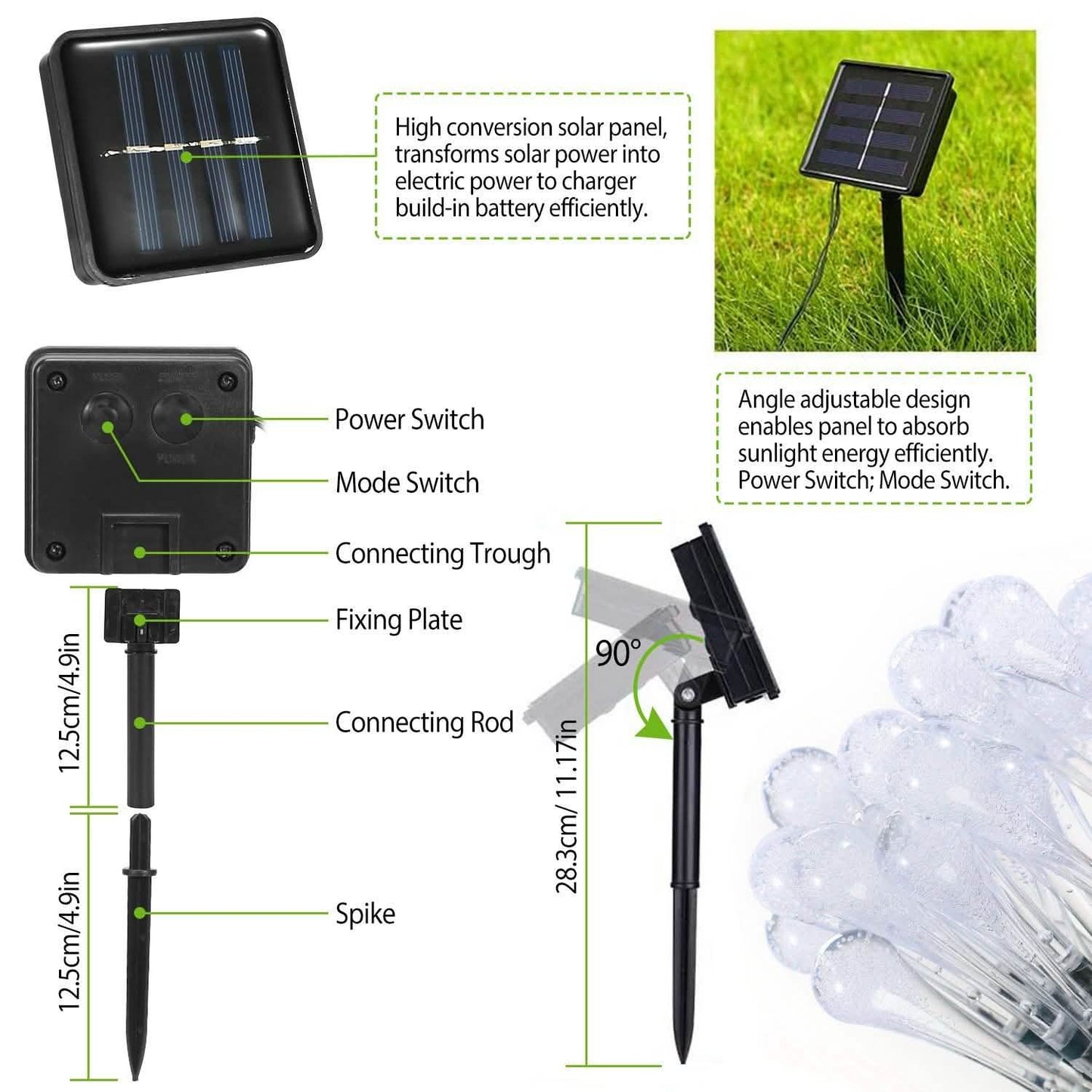 Outdoor Solar String Lights DailySale