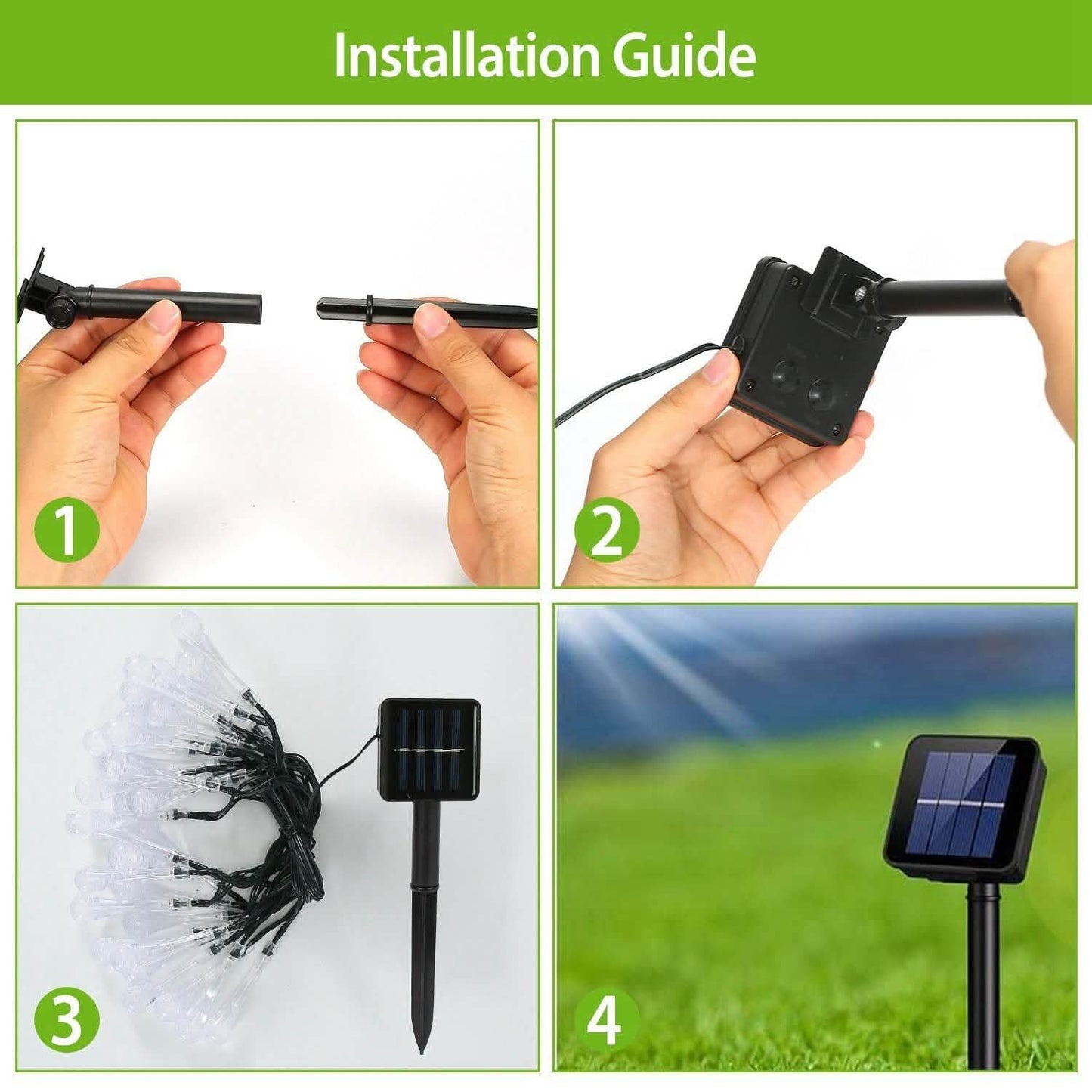 Outdoor Solar String Lights DailySale