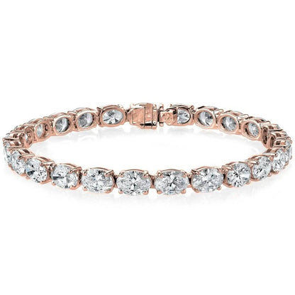 Oval Tennis Bracelets Made With Swarovski Elements DailySale