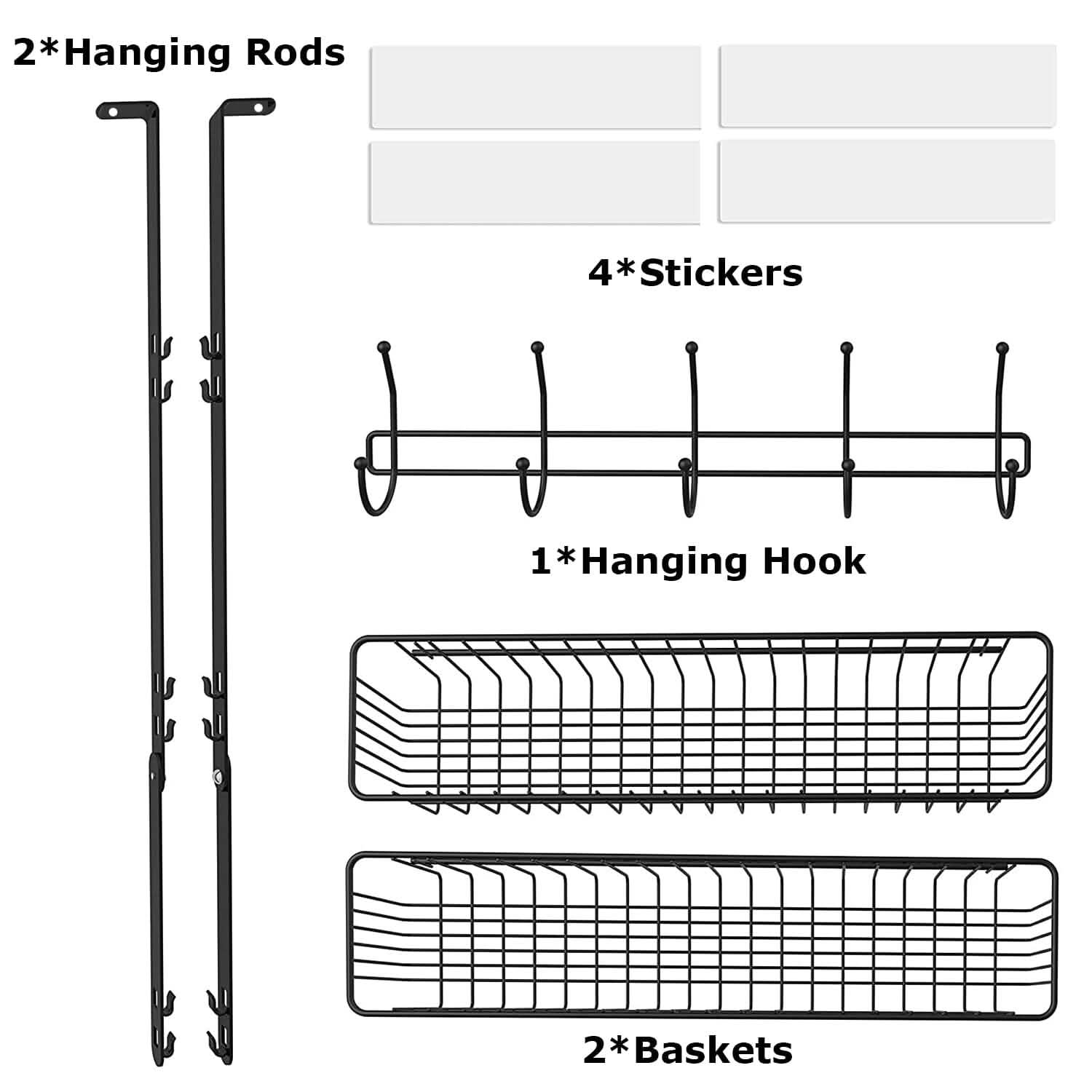 Over The Door Hooks Organizer DailySale