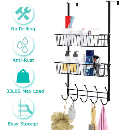 Over The Door Hooks Organizer DailySale