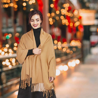 Oversize Cashmere Wool Shawl Wrap Blanket DailySale