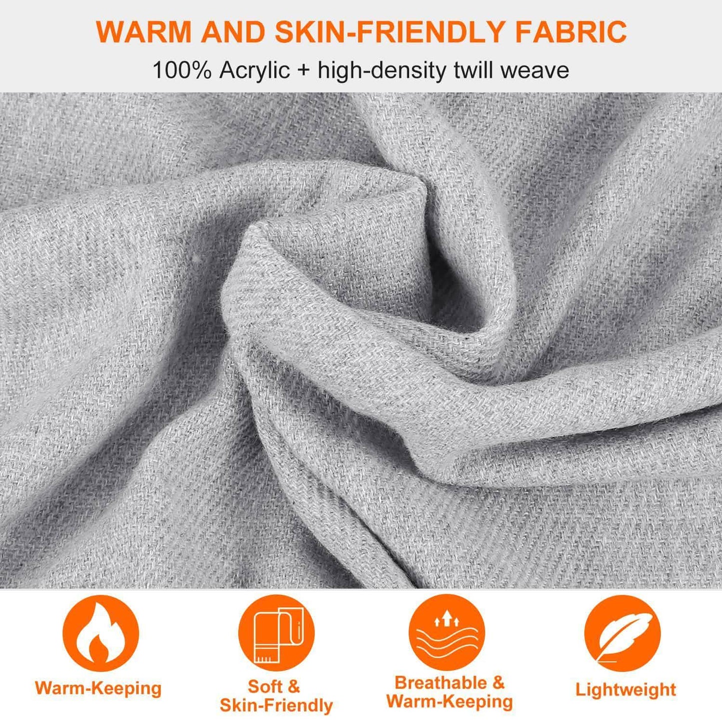 Oversize Cashmere Wool Shawl Wrap Blanket DailySale