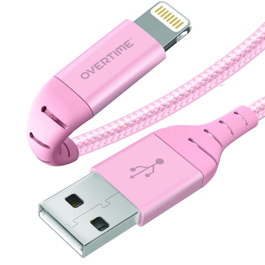Overtime Apple MFi Certified 10ft Extra Long Nylon Braided Lightning Cable DailySale