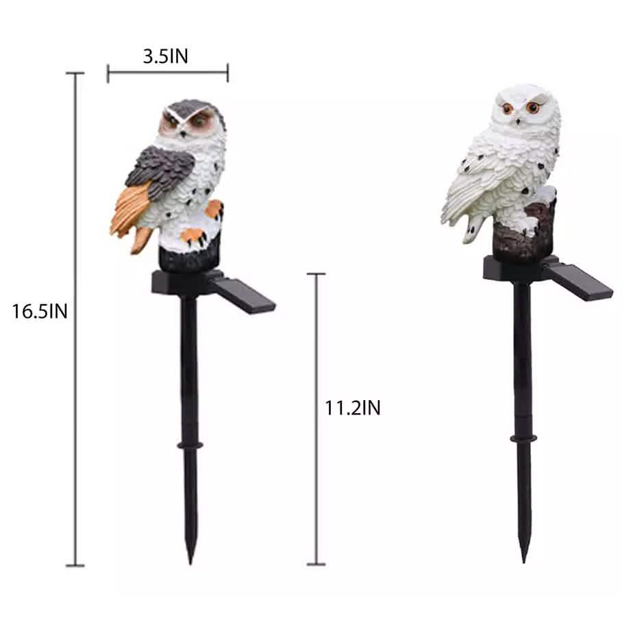 Owl Solar LED Lights with Decorative Stake DailySale