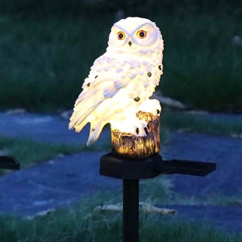 Owl Solar LED Lights with Decorative Stake DailySale
