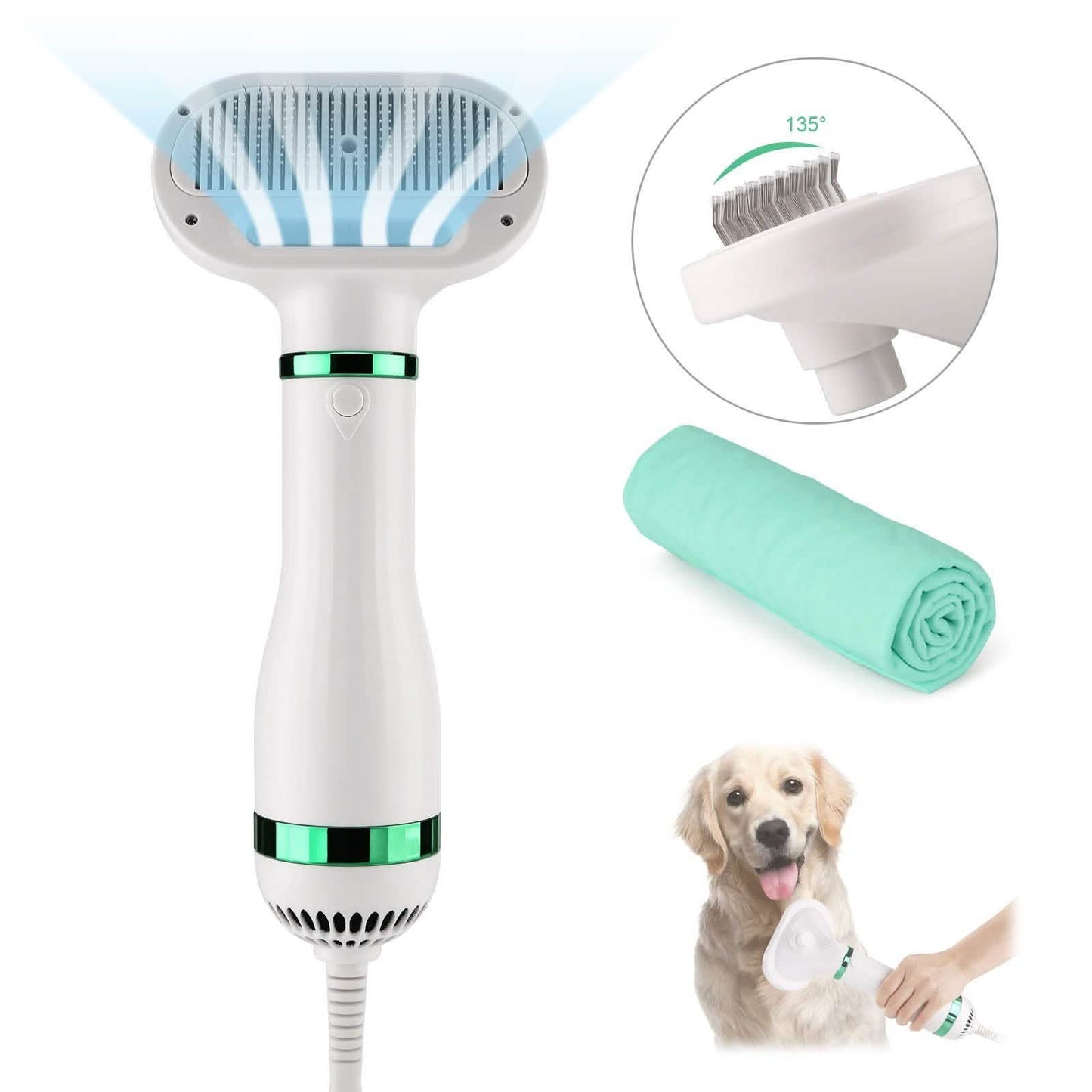 Ownpets 2-in-1 Pet Hair Dryer Portable DailySale