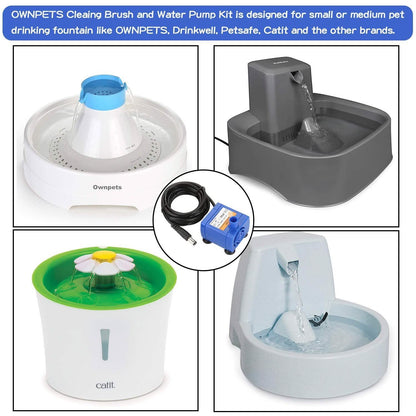 Ownpets Brush Cleaning and Water Pump Kit for Pet DailySale