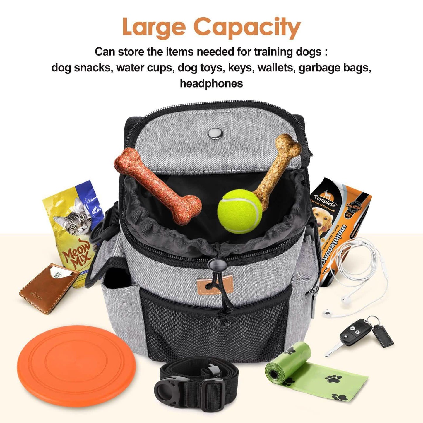 Ownpets Dog Treat Training Pouch Pockets Crossbody Bag DailySale