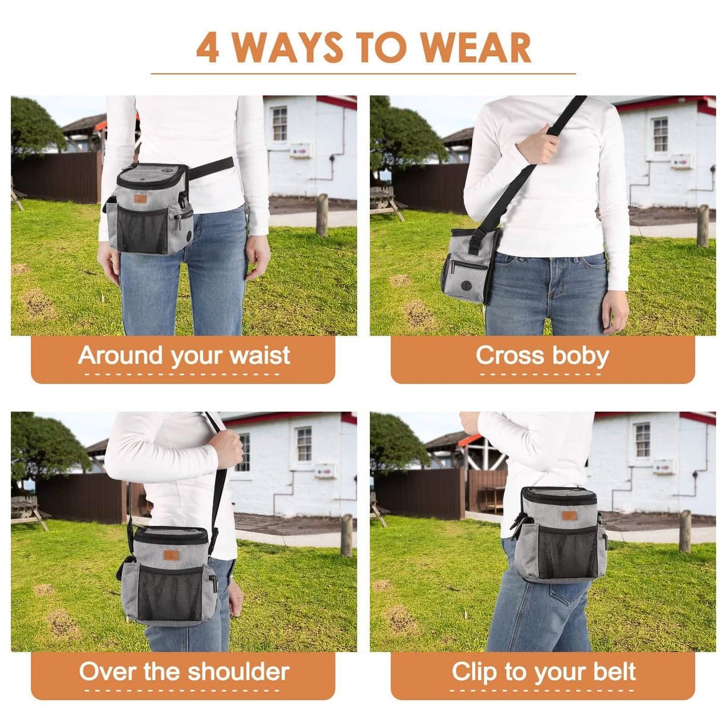 Ownpets Dog Treat Training Pouch Pockets Crossbody Bag DailySale