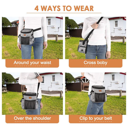 Ownpets Dog Treat Training Pouch Pockets Crossbody Bag DailySale