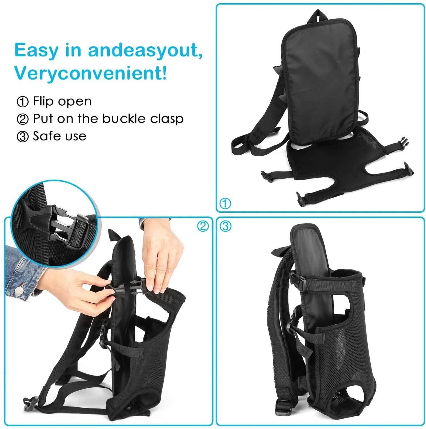 Ownpets Legs Out Front Dog Carrier DailySale