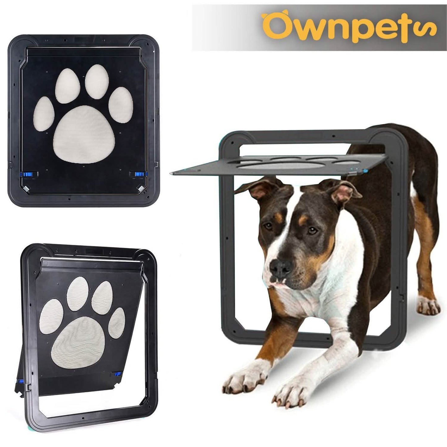 OWNPETS Pet Dog Magnetic Flap Screen Door DailySale