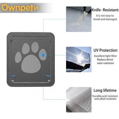 OWNPETS Pet Dog Magnetic Flap Screen Door DailySale