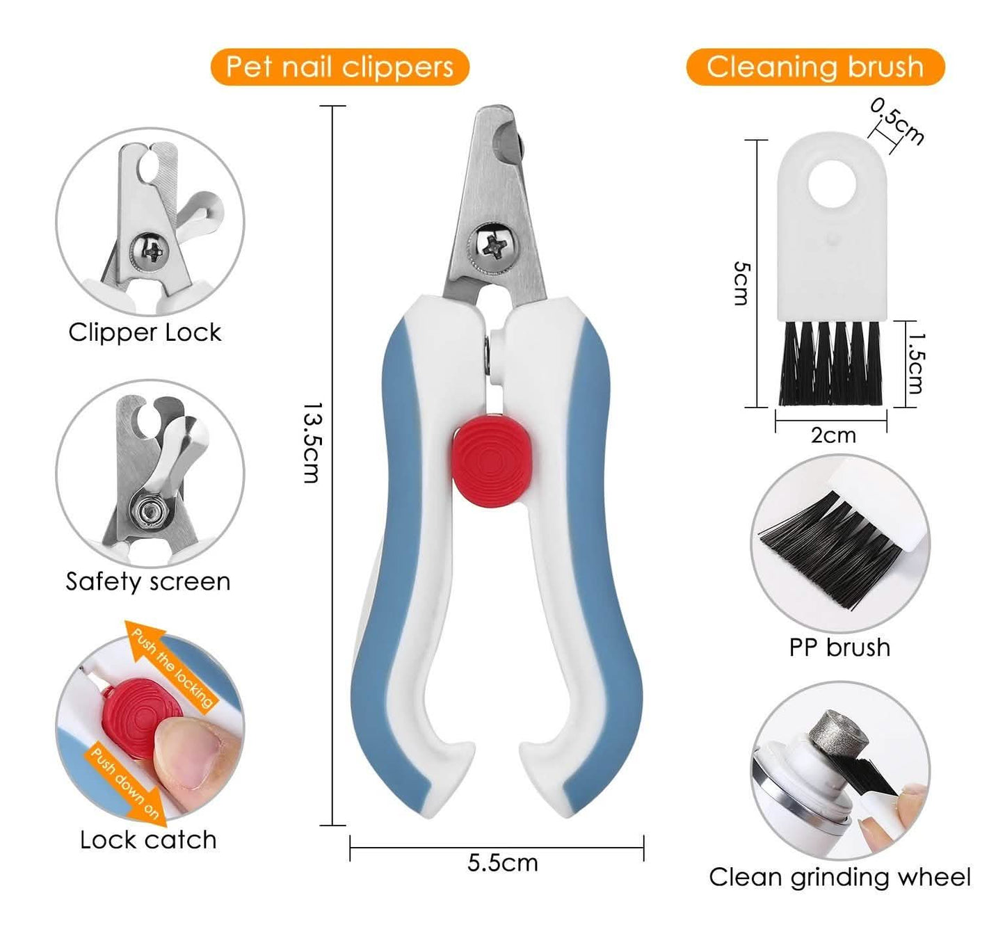 Ownpets Rechargeable Pet Nail Clipper Tool Kit DailySale