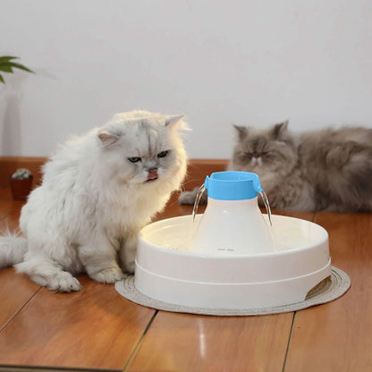 Ownpets® Pets Drinking Fountain Active Oxygen Cycle Two Drinking Area 3L DailySale