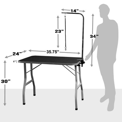 Oxgord 36" Pet Grooming Foldable Table DailySale