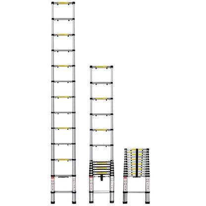 OxGord Aluminum Telescopic Extension Ladder 12.5ft. Telescope DailySale