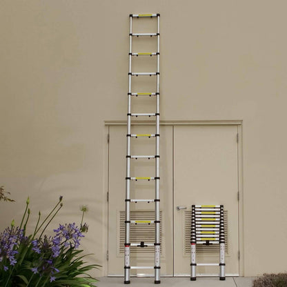 OxGord Aluminum Telescopic Extension Ladder 12.5ft. Telescope DailySale