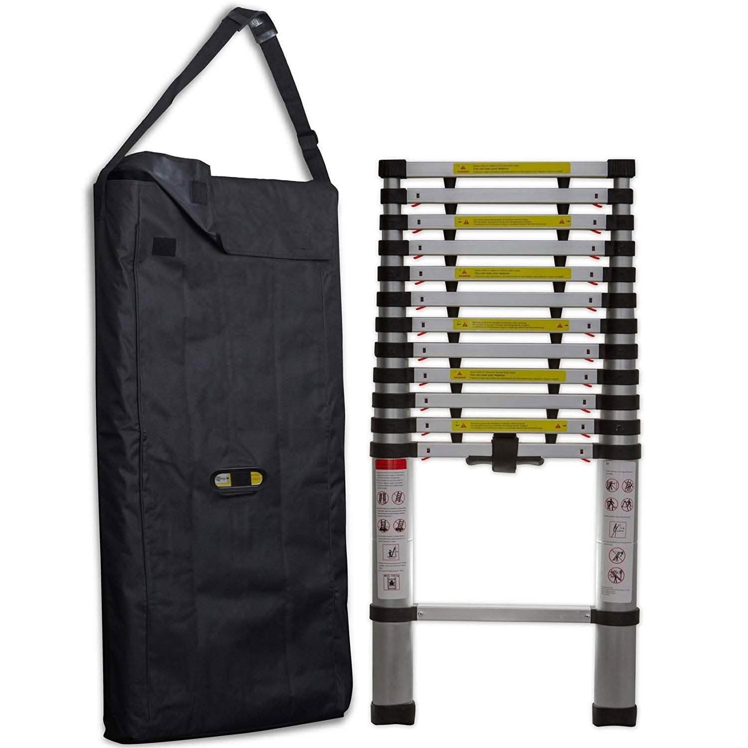 OxGord Aluminum Telescopic Extension Ladder 12.5ft. Telescope DailySale
